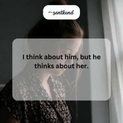 Unbalanced thoughts of affection.