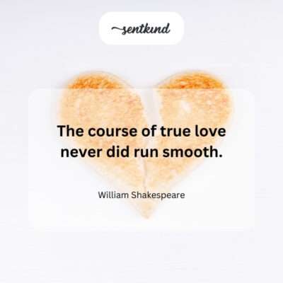 Acknowledging love's inherent challenges.