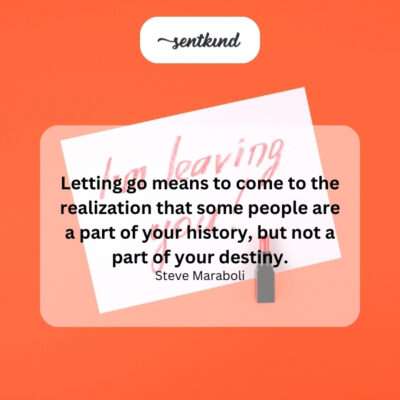 Accepting some people are part of history, not future.