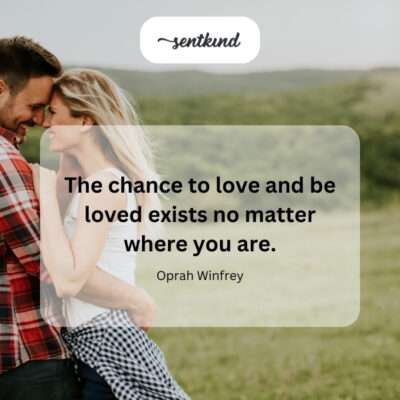  Love's potential is everywhere.