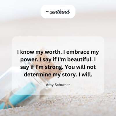 Self-determination of beauty and strength.