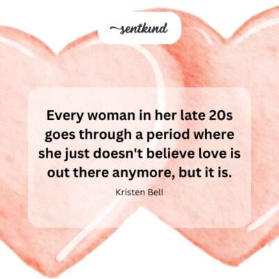 Love's eventual arrival despite doubts.