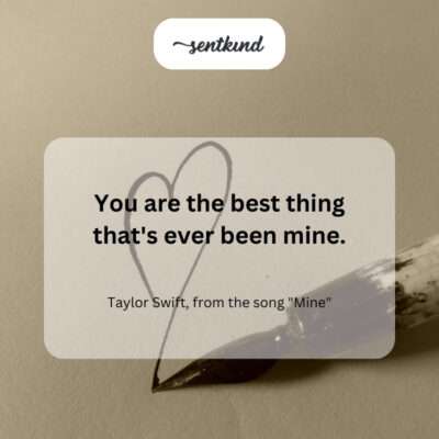 Loved one as the best possession.
