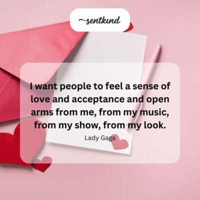  Expressing a desire to offer love and acceptance.