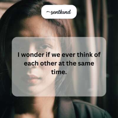 Wondering about mutual thoughts.