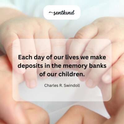 Daily deposits in children's memories.