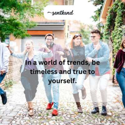 The value of authenticity over fleeting trends.