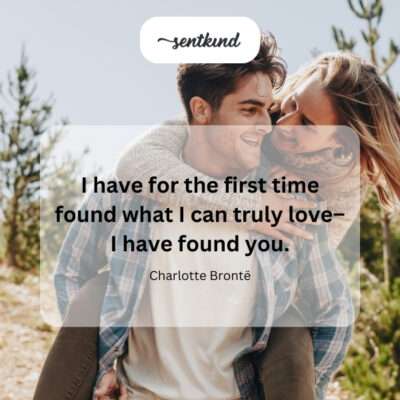 Discovering true love.