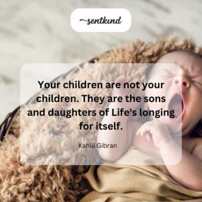 Children as expressions of life's inherent desire.