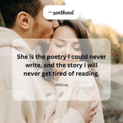 An unwritten poem, an endless story.
