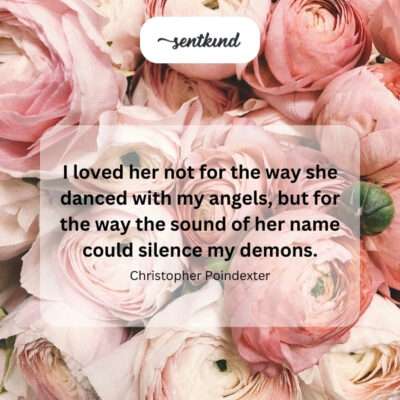 Love's power to quiet inner turmoil.