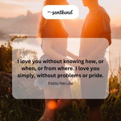 Pure, unburdened love for her.