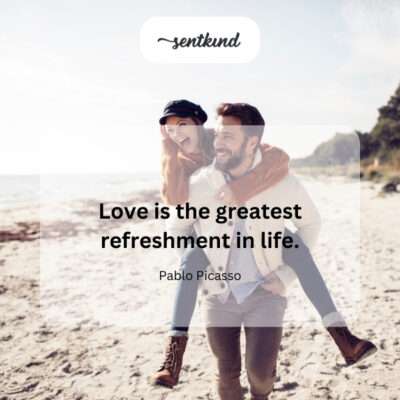 Love's refreshing power.