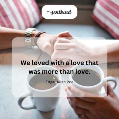 A love surpassing ordinary affection.