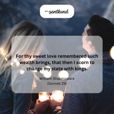 Love's memory richer than royalty.