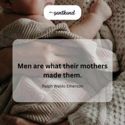 Mothers shaping their sons.