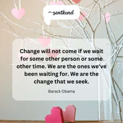  Self-reliance in creating change.
