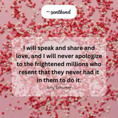 Unapologetically speaking, sharing, and loving.