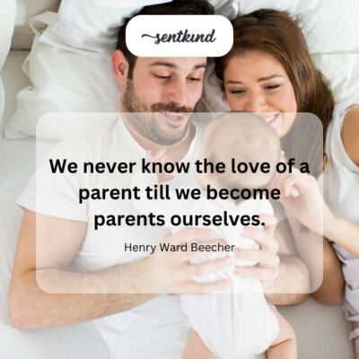 Parental love understood through parenthood.