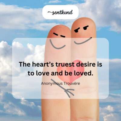 The fundamental yearning of the heart.