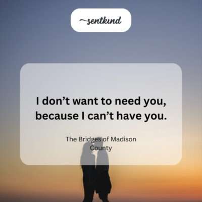 The pain of longing for the unattainable.