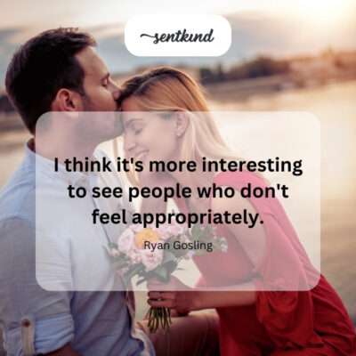 Finding interest in unconventional emotional responses.