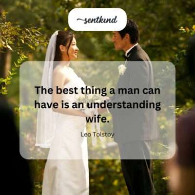 A happy wife reflects the love and care she receives.