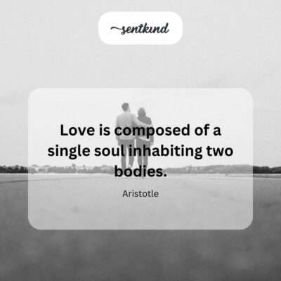 Love as one soul in two forms.