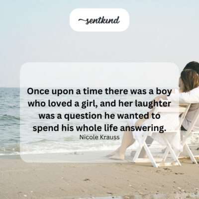 Laughter as a lifelong captivating question.