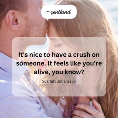 The invigorating feeling of having a crush.