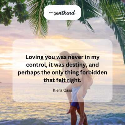 Forbidden love felt like destined rightness.