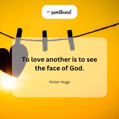 Finding the divine in loving another.