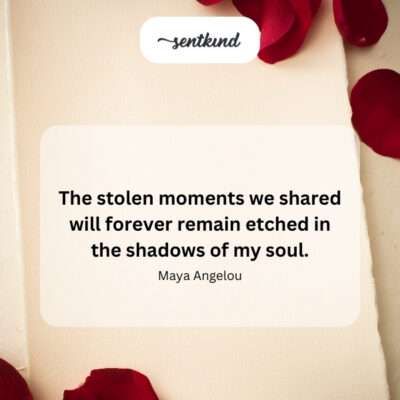 Stolen moments in the soul's shadows.