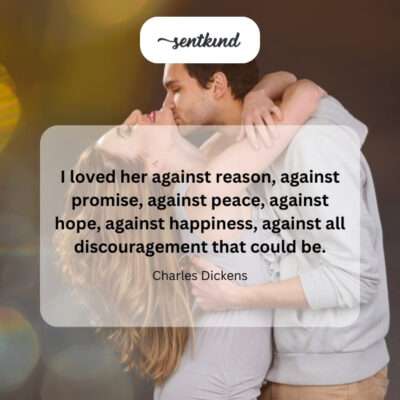 Love defying all obstacles and logic.