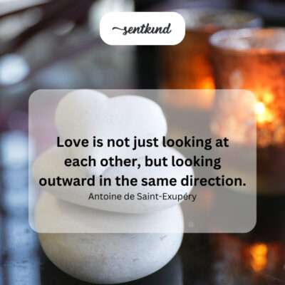 Shared vision as the essence of love.