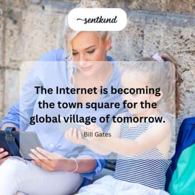 The Internet: the future's central global gathering place.