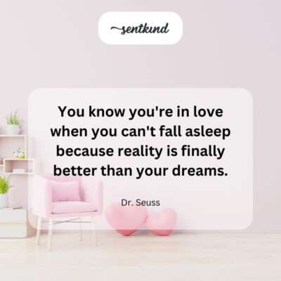 Love makes waking life surpass even the sweetest dreams.