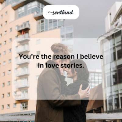 Because of you, love stories feel real.