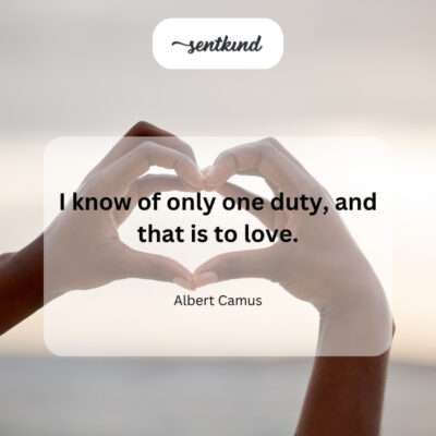 Love: our sole obligation.