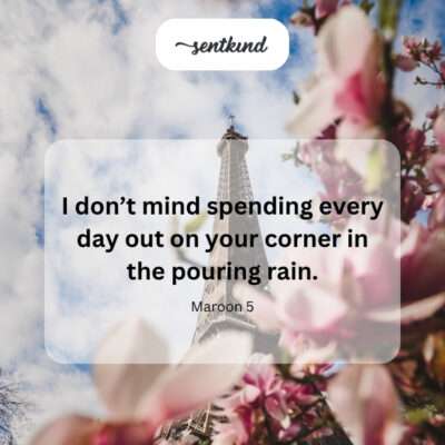 Enduring hardship for love's sake.