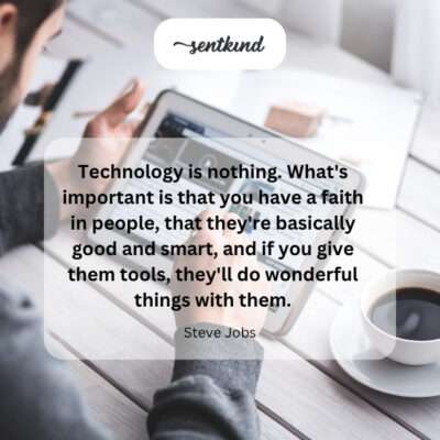 Faith in people, empowered by technology, is key.