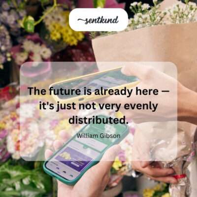 The future exists, but its spread is uneven.