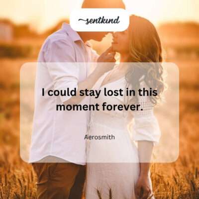 Forever lost in this loving moment.
