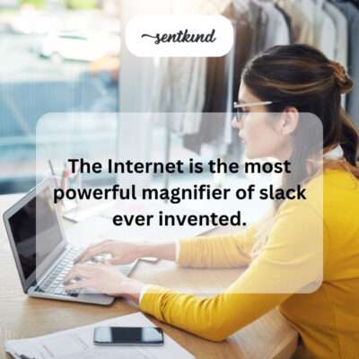 The Internet greatly amplifies inefficiency.
