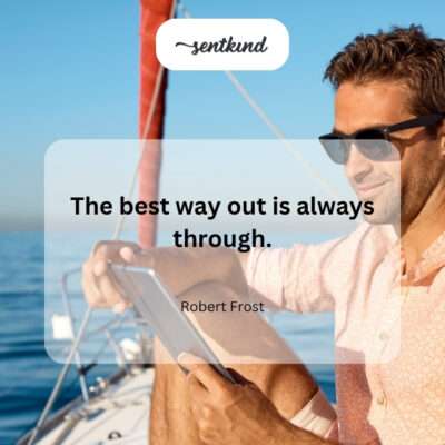 The direct path is the only way to overcome obstacles.