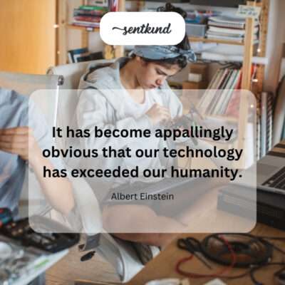 Technology has outpaced human connection.