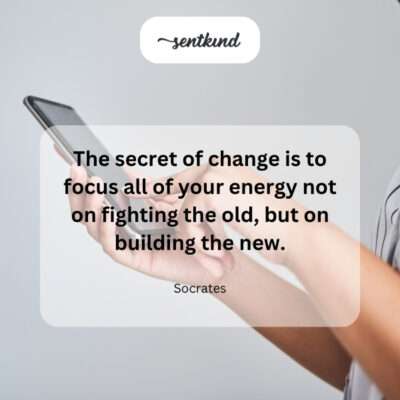 Focus on building the new, not fighting the old.