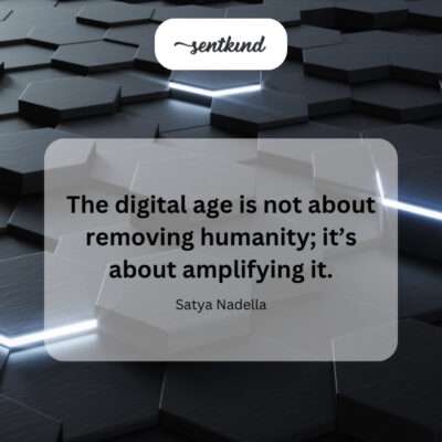 The digital age enhances, not replaces, humanity.