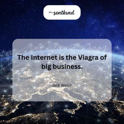 The Internet: a boost for large corporations.