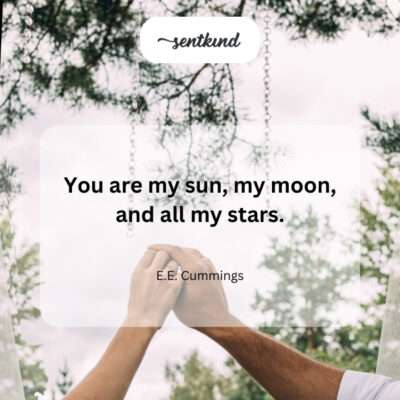 The beloved as the entire universe.